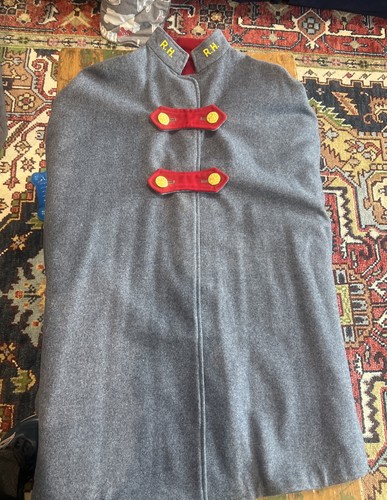 Vintage nurse cape blue - vintage, red