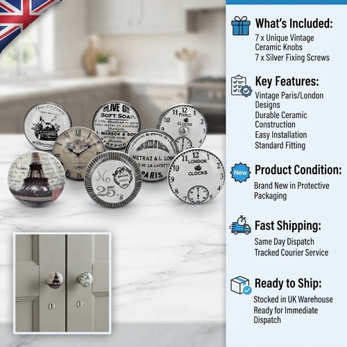 Set vintage grey white - of,