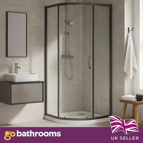 Gunmetal quadrant shower - gunmetal,