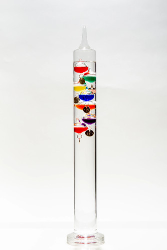 Tall galileo thermometer - 17",
