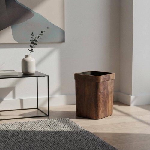 Wood grain trash - wood, large