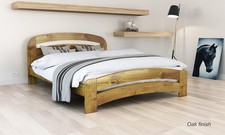 Nodax Handmade Wooden Bed Frame Dala (F10) Double Size Bed 4ft6in