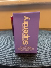 Superdry Neon Purple Cologne Spray 25ml - For HER - Free Delivery