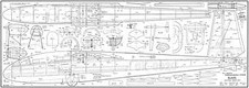BLANIK I-13 GLIDER PLANS 1/5TH