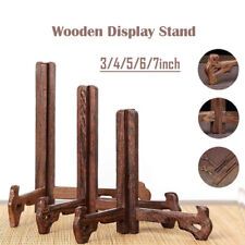 3-7 Inch Tall Wooden Display Stand Holder Easels For Plates Photos Tea Tray