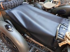 Dnepr K 750, MW 750, Ural M72, Seat For The Sidecar Made Of Faux Leather, Black