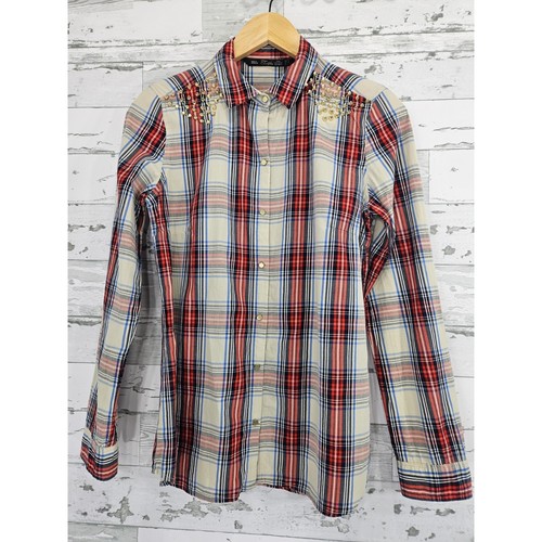Zara trafaluc plaid - zara, studded