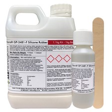 Polycraft GP-3481-F RTV Silicone Mould Making Rubber 1.1kg Kit (Clear Catalyst)