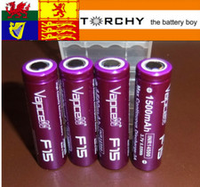 4x Vapcell F15 1500mAh 14500