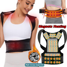 Magnet Self Heating Waist Brace Back Support Spine Posture Corrector Pain Relief