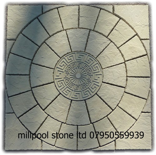 Buff greek keystone - ,