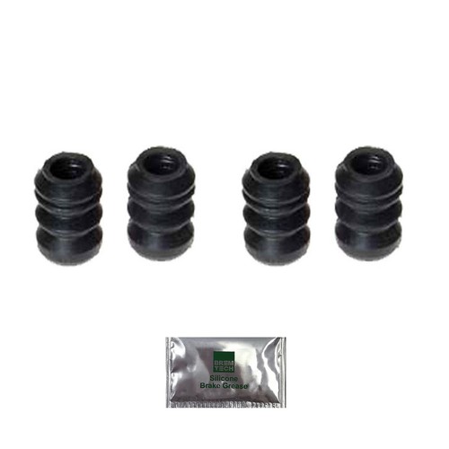 Front slider pin guide - pin, rubber