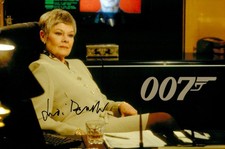 Dame Judi Dench Hand Signed