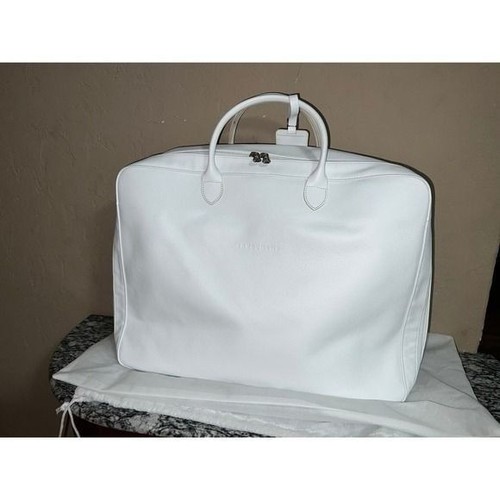 Longchamp white leather large - longchamp,