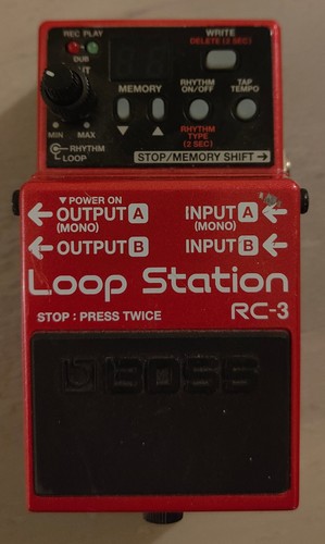 Boss loop station pedal - rc-3,