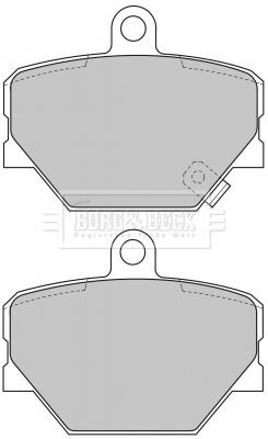 Borg beck bbp1679 brake pad - &,