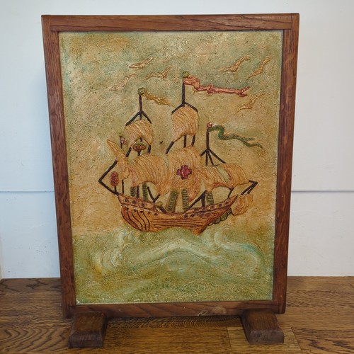 Vintage oak frame - oak, fire