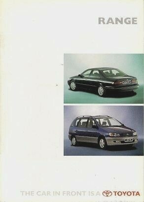 Toyota range 1996 - 1996-97, uk