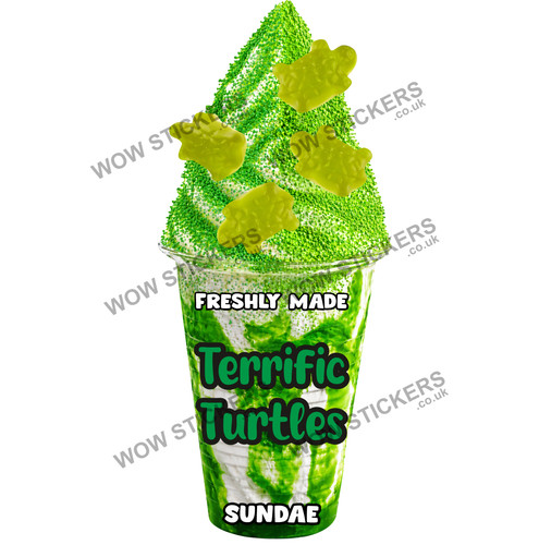 Terrific turtles ice cream - turtles,