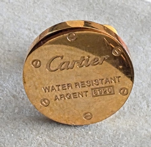 Used cartier vermeil - cartier,