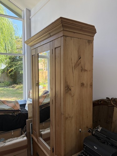 Antique victorian pine single - antique,