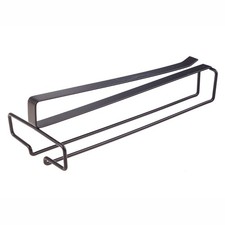 Hanging Wine Glass Rack Under Cabinet Holder for Bar Kitchen Punch-free