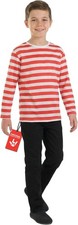Kids Red White Striped Jumper