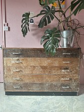 Distressed Mid Century plan