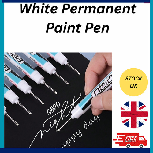 3pcs white permanent paint pen - 3pcs,