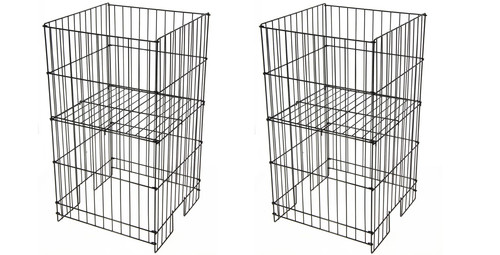 Pack wire display basket - of, 2