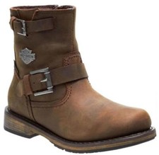 HARLEY-DAVIDSON WOMEN'S KOMMER WATERPROOF LEATHER BOOTS D86128