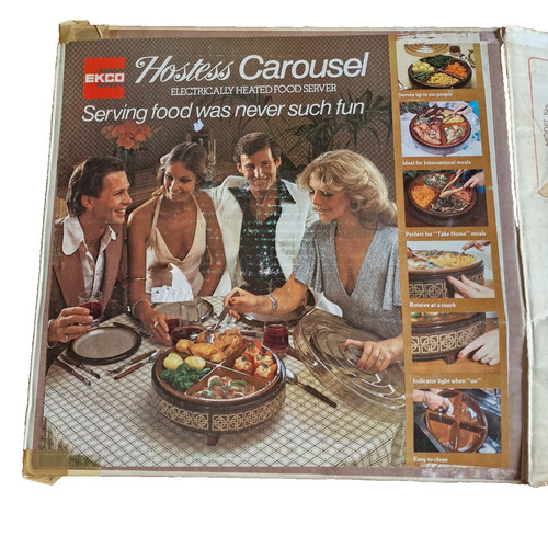 Ekco hostess carousel heated - ekco,