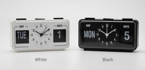 Retro flip day date alarm - flip,