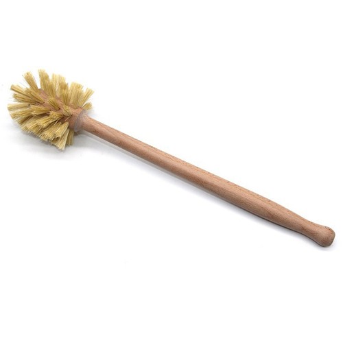 Wooden toilet brush - wooden, with