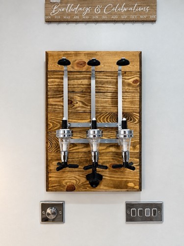 Handmade wooden home bar - wooden,