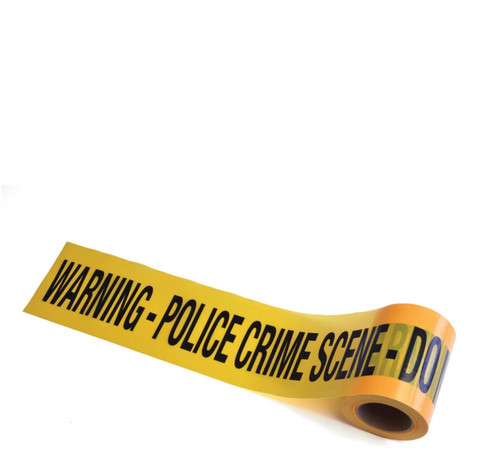 Yellow black crime scene - &,