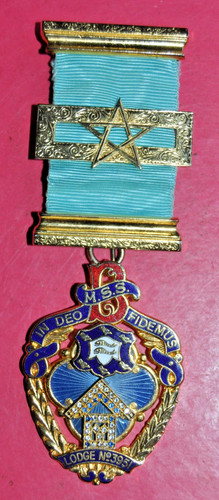 Masonic past master jewel in - past, master's