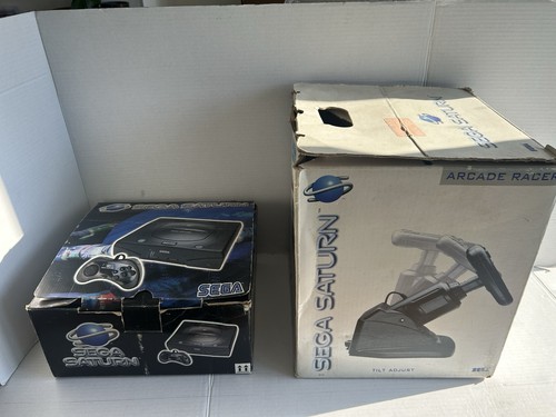 Sega saturn boxed pal with - sega,