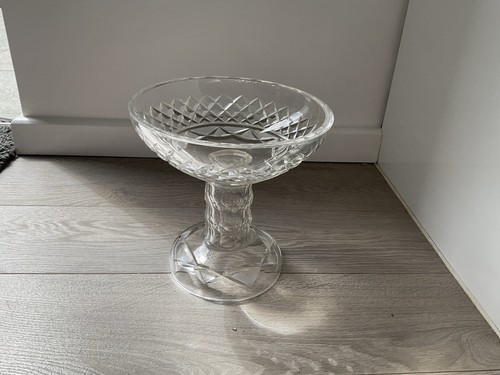 Crystal pedestal fruit - bowl, 8