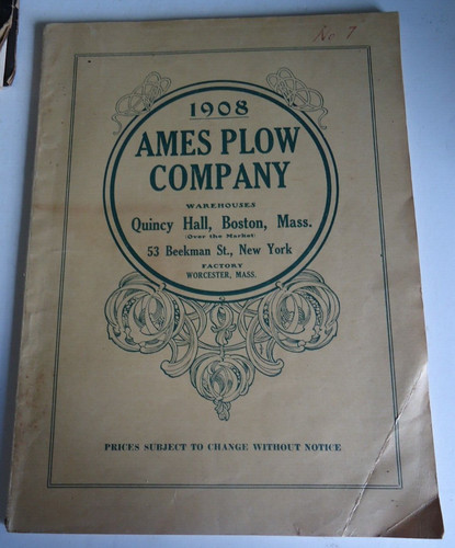 Antique catalog 1908 ames - 1908, plow