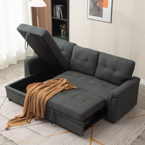 Grey fabric seater pull - fabric,