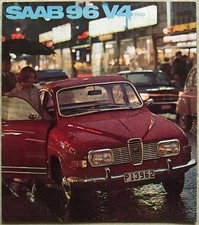 SAAB 96 V4 Car Sales Leaflet
