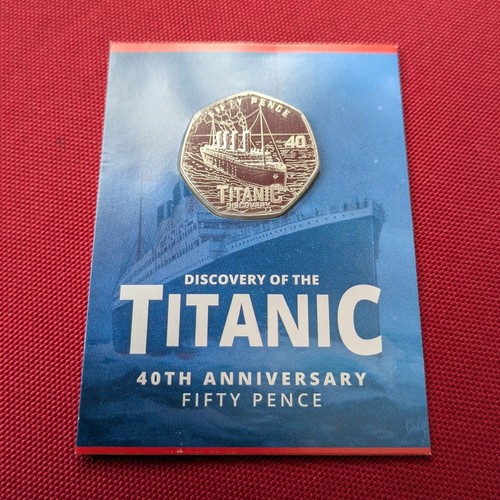 50p 2025 titanic discovery - 50p,
