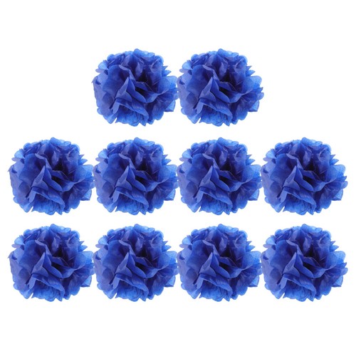 10pcs navy tissue paper - navy, pom