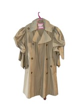Simone Rocha x H&M Puff Sleeve Trench Coat Beige M