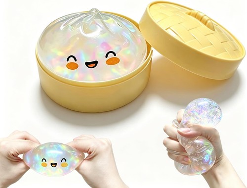 Glitter dumpling squishies - glitter,