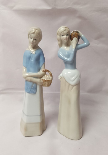Vintage pair lladro peasant - vintage,