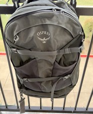 Osprey Farpoint 40 Backpack 40L Black Travel Carry On Duffel Pack Outdoor Hiking