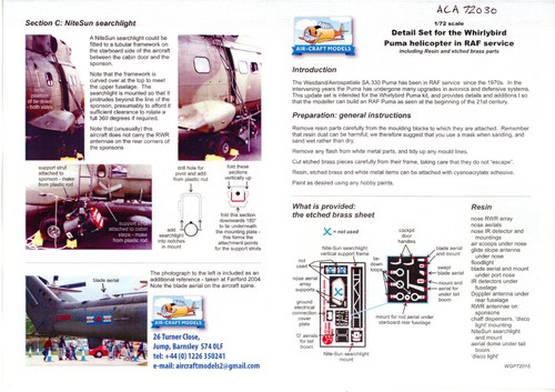 Air craft models - models, 72030