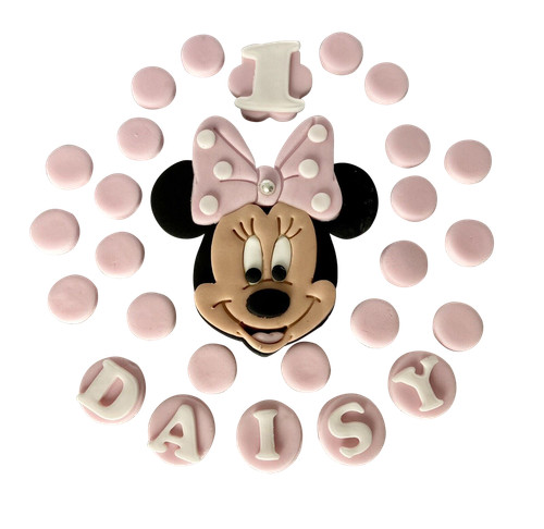 Minnie mouse cake toppers - cake,